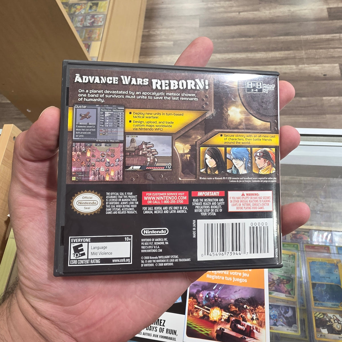 Advance Wars Days of Ruin Nintendo DS (Case and Manual Only)
