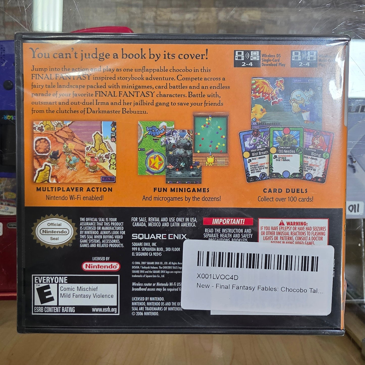 New Sealed Final Fantasy Fables Choco Tales Nintendo DS