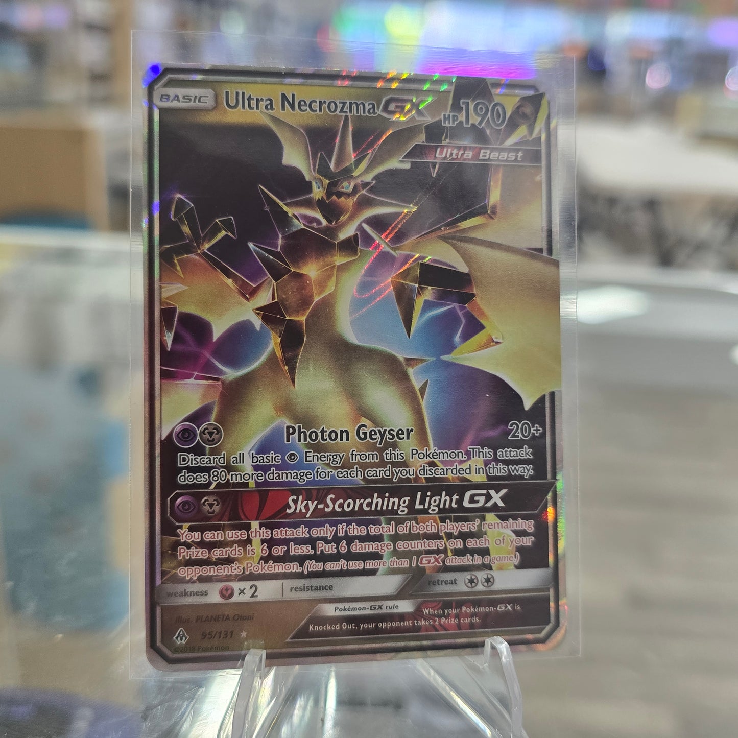 Ultra Necrozma GX - SM - Forbidden Light (NM)