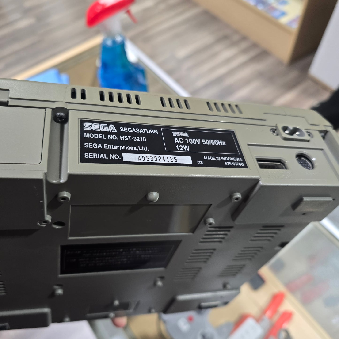 Sega Saturn Console Gray HST-3210 Japanese System