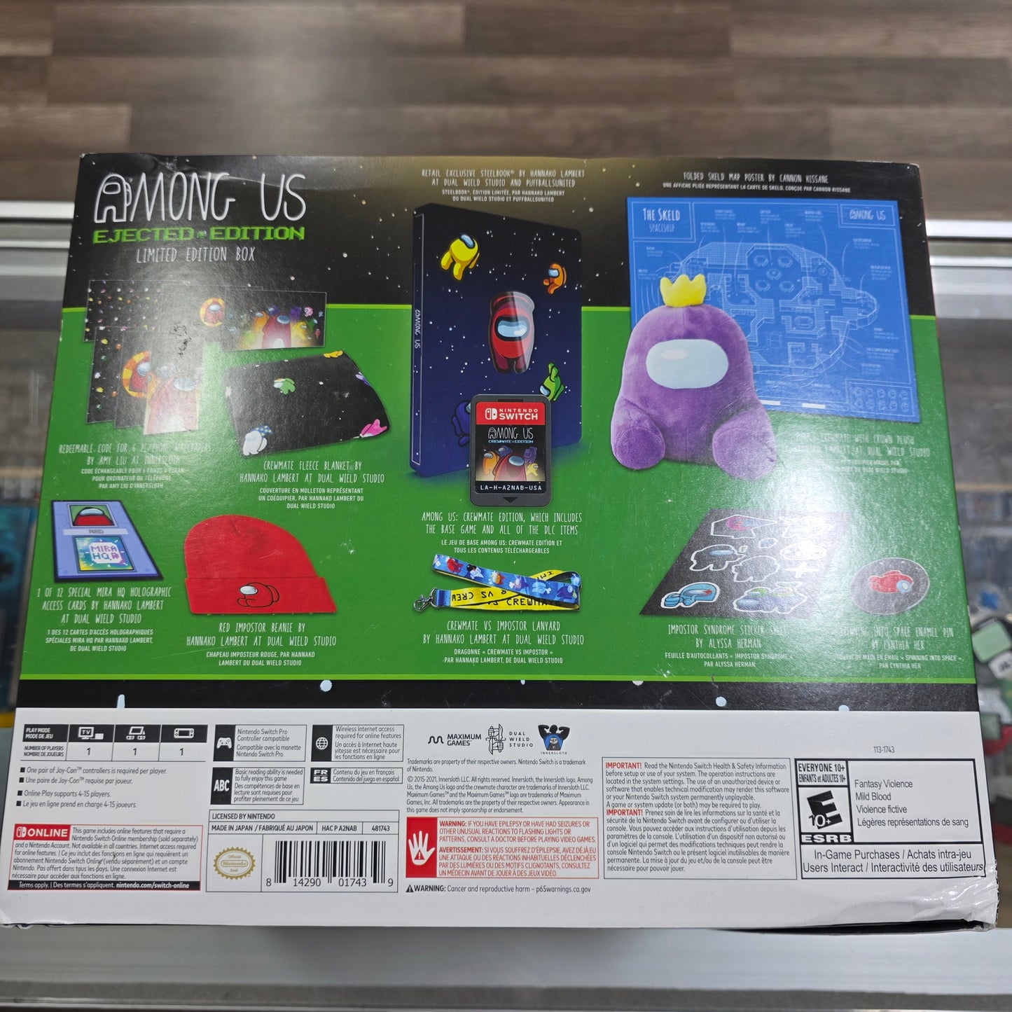 New Sealed Among us Ejected Edition Nintendo Switch