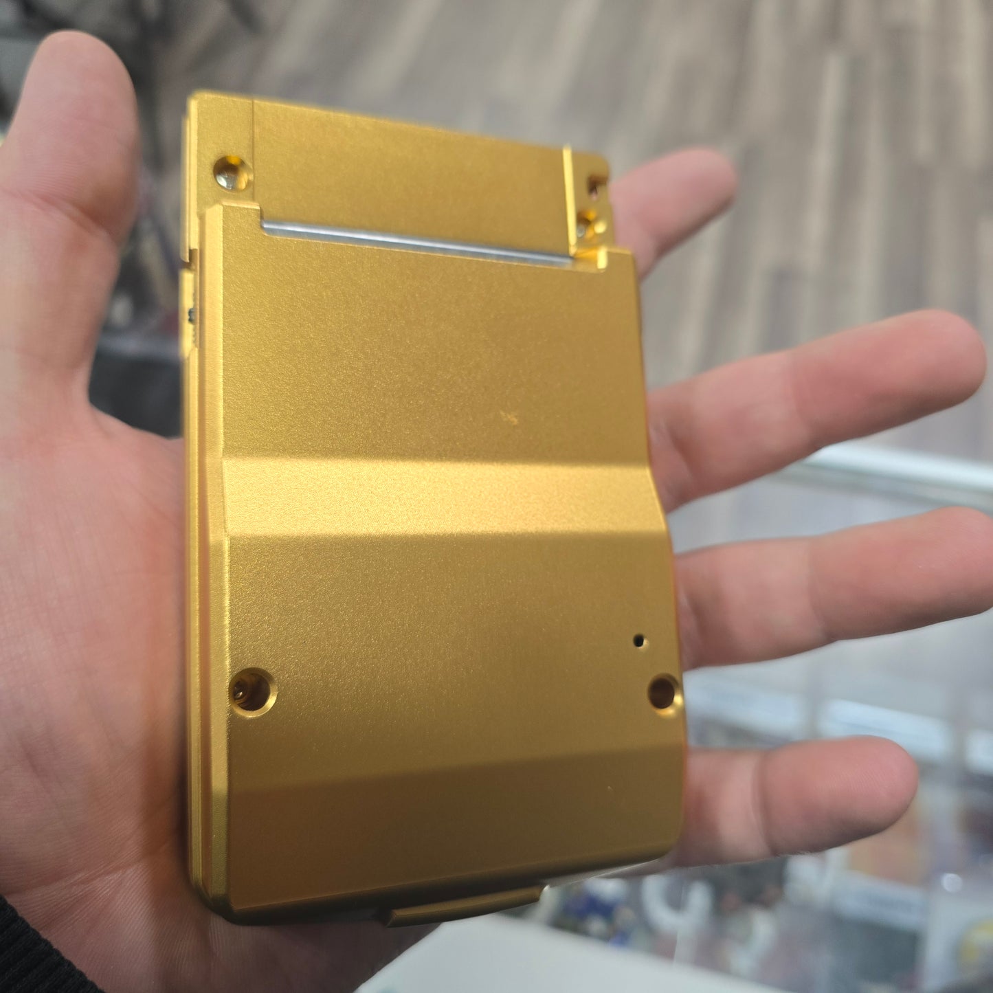 Custom Metal Shell Nintendo Gameboy Color with IPS Brighter Screen and USB C Charging (Zelda)