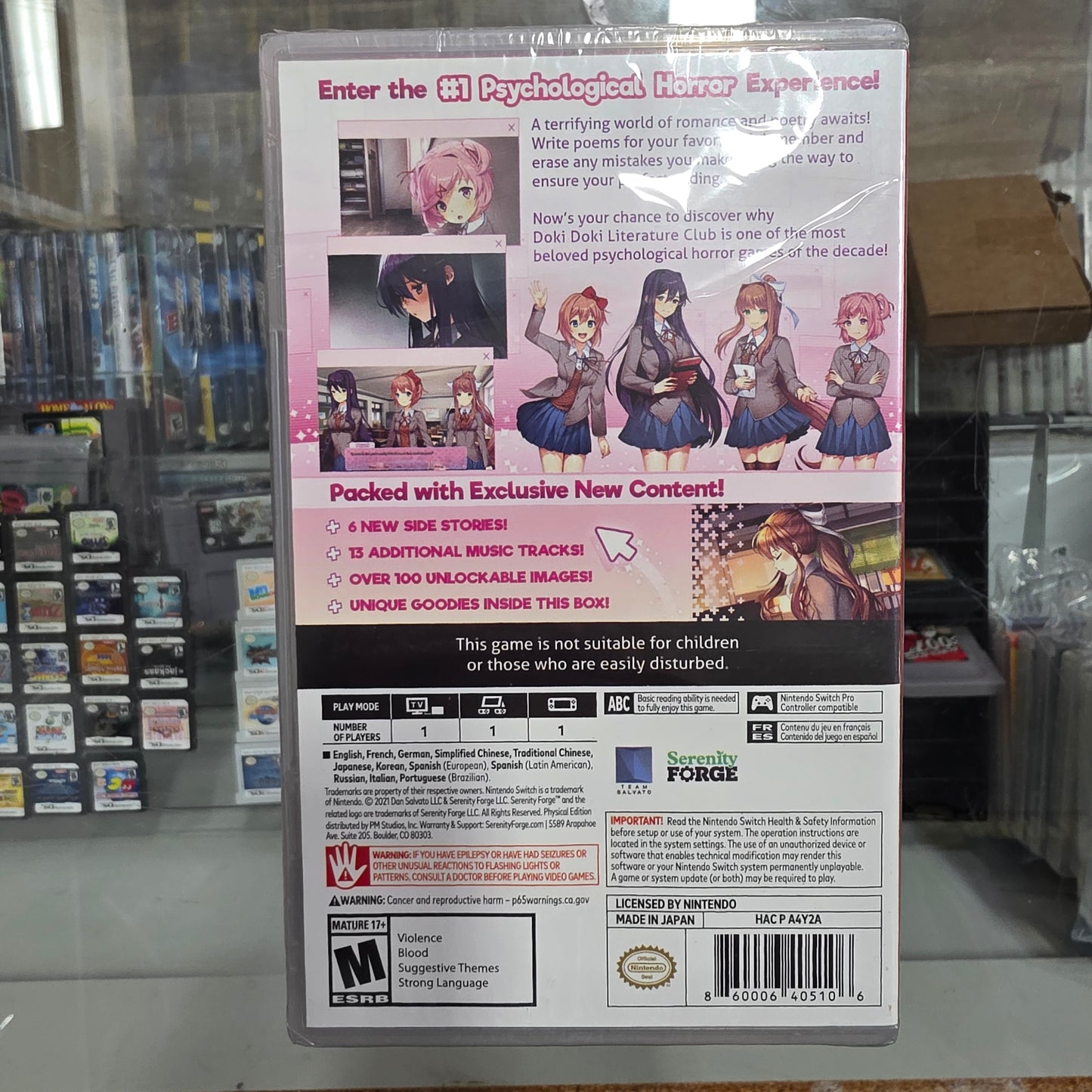 Doki Doki Literature Club Plus! - Nintendo Switch New