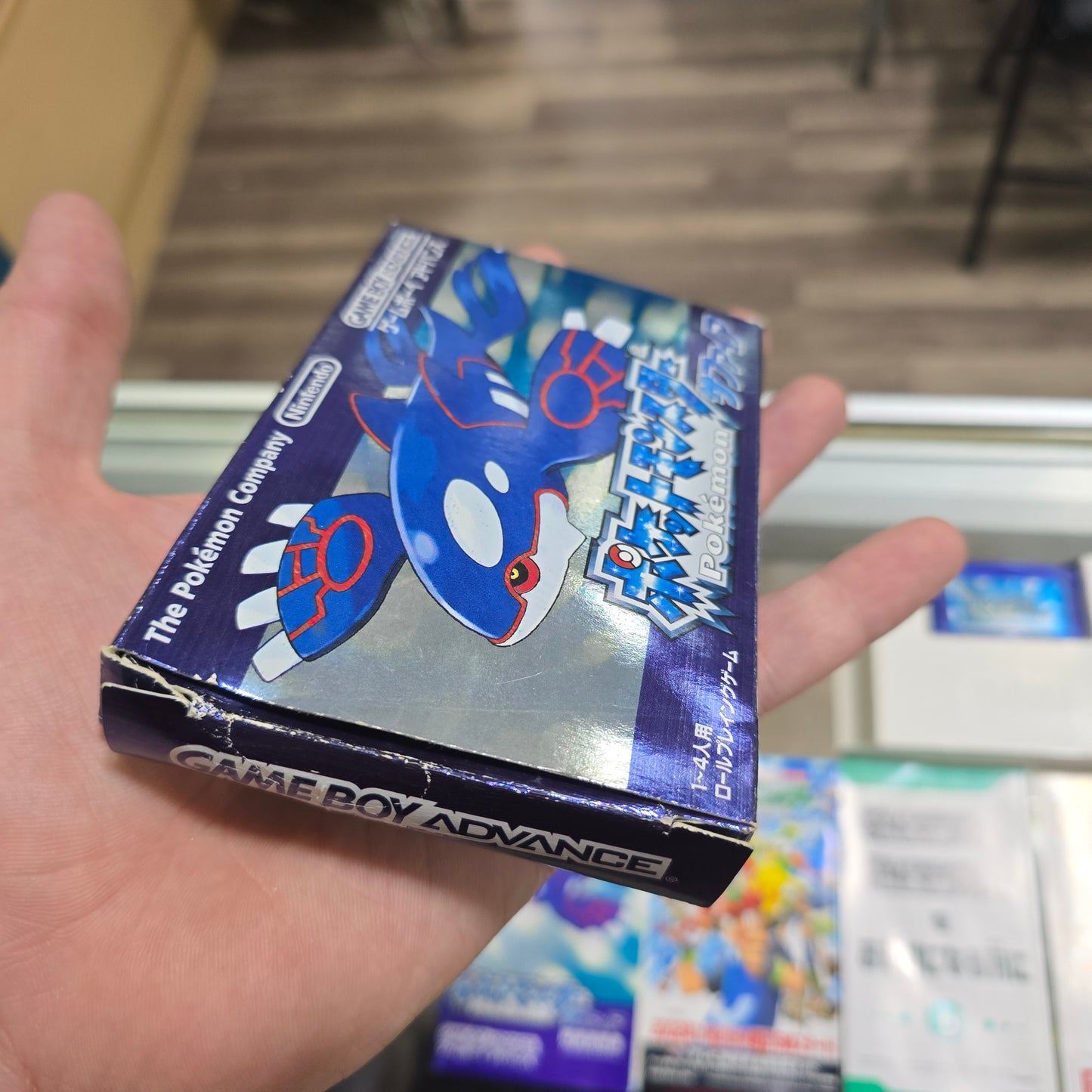 Pokémon Sapphire (Authentic) Japanese Nintendo Gameboy Advance in Box