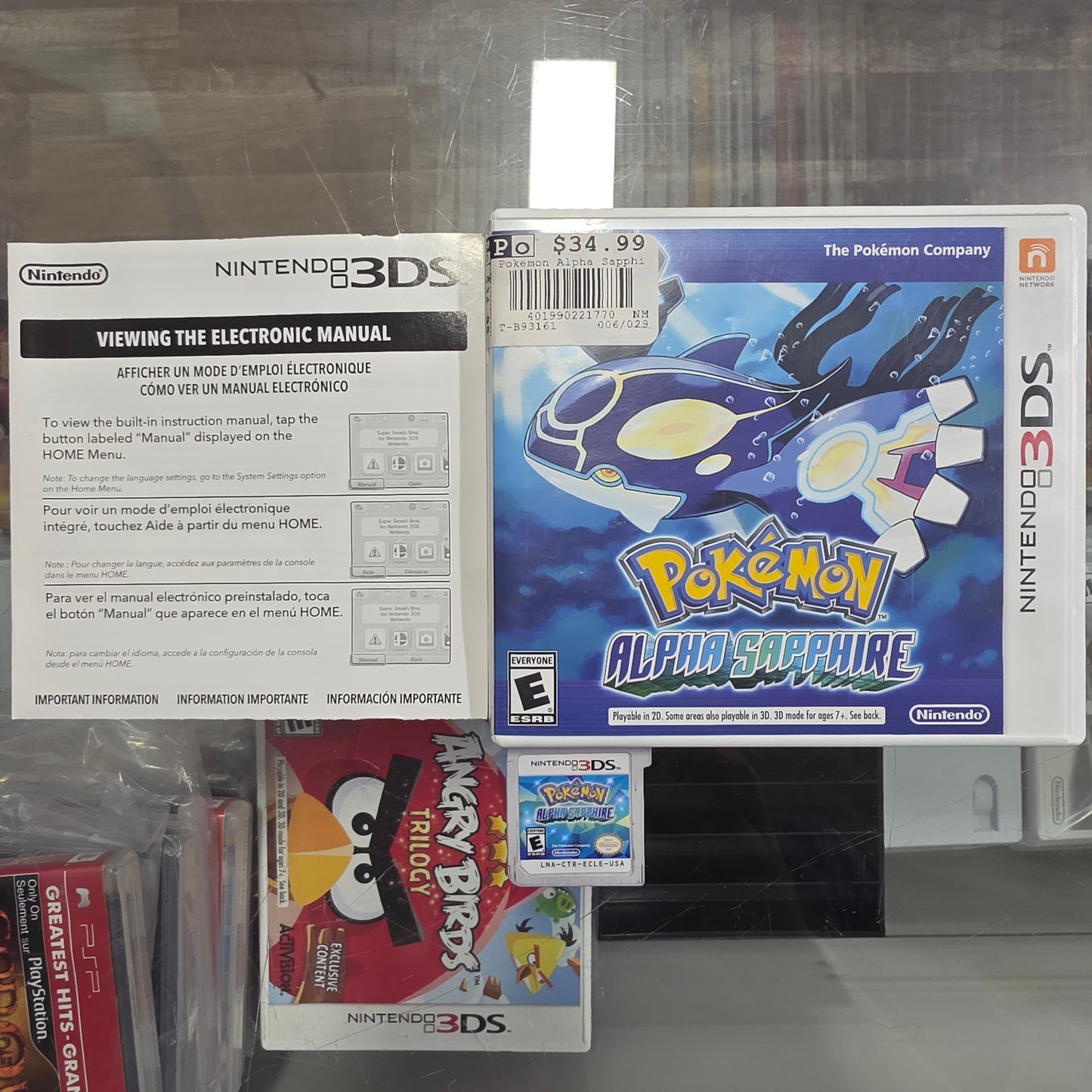 Pokémon Alpha Sapphire Nintendo 3DS