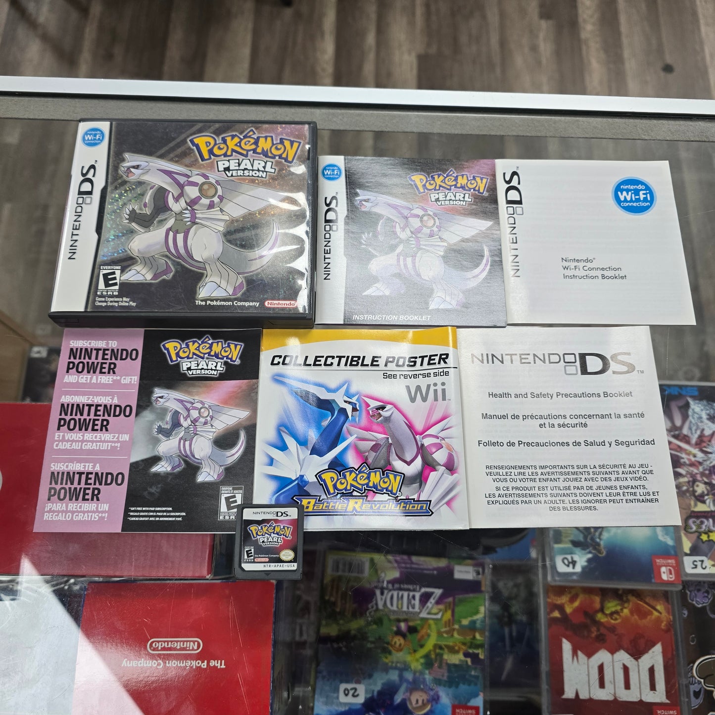 Pokémon Pearl with Poster (Authentic) Nintendo DS