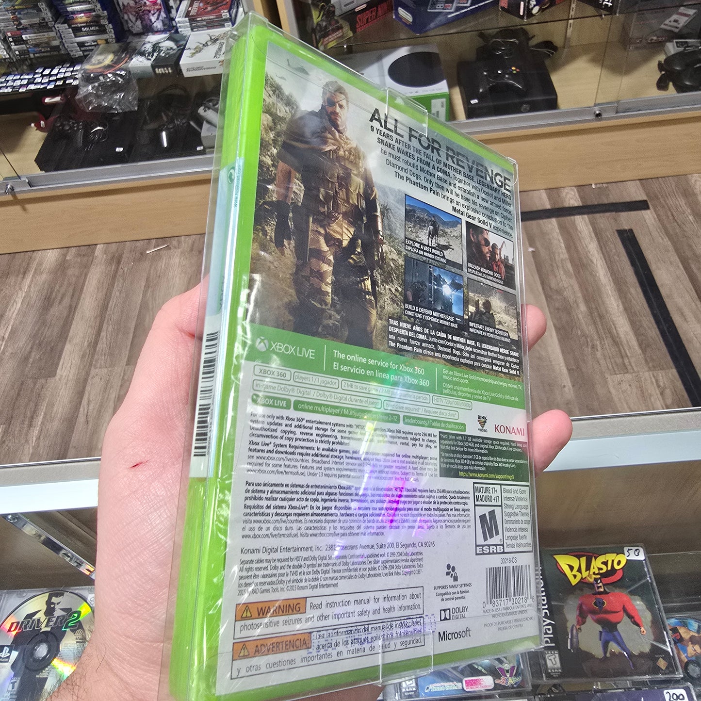Sealed Metal Gear Solid The Phantom Pain Xbox 360
