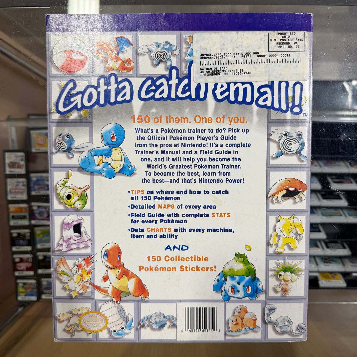 Pokémon Official Nintendo Players Guide (no stickers)