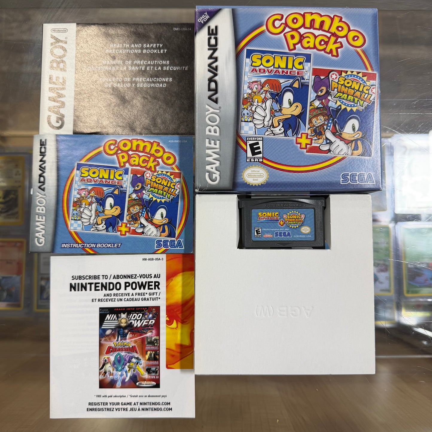 Sonic Advance & Sonic Pinball Party GameBoy Advance CIB