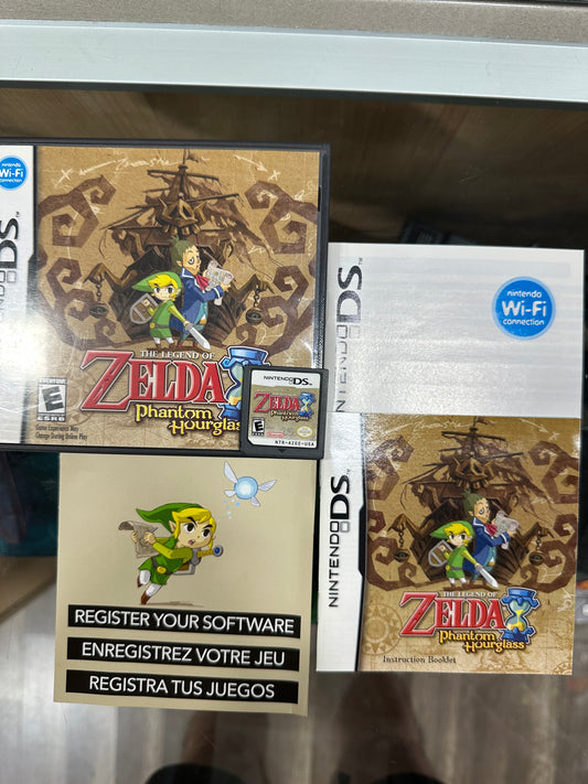 Legend of Zelda Phantom Hourglass Nintendo DS CIB