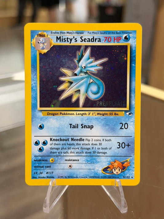 Misty’s Seadra - Prerelease - WoTC Promo NM