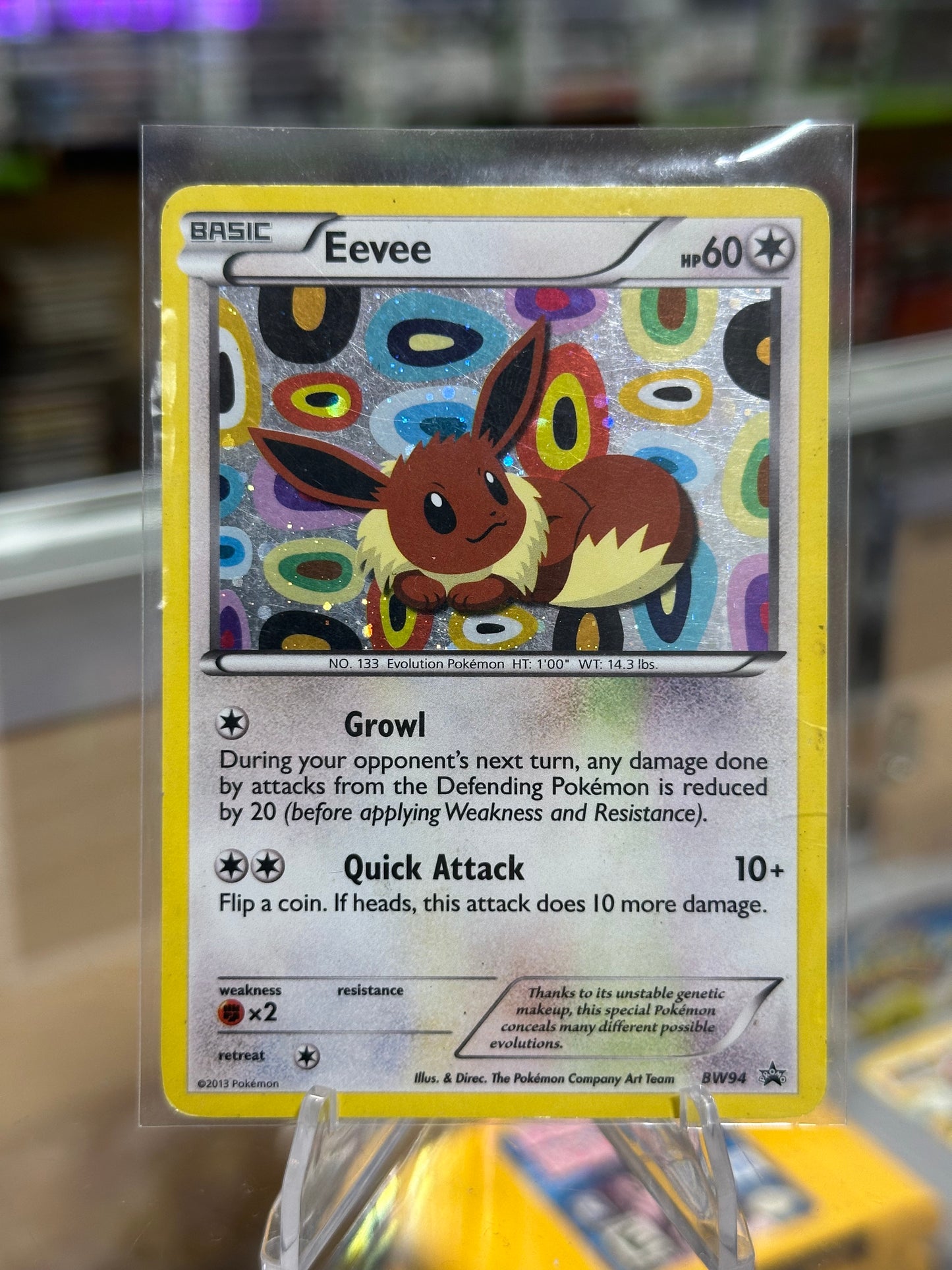 Eevee - BW94 - Black and White Promos Damaged