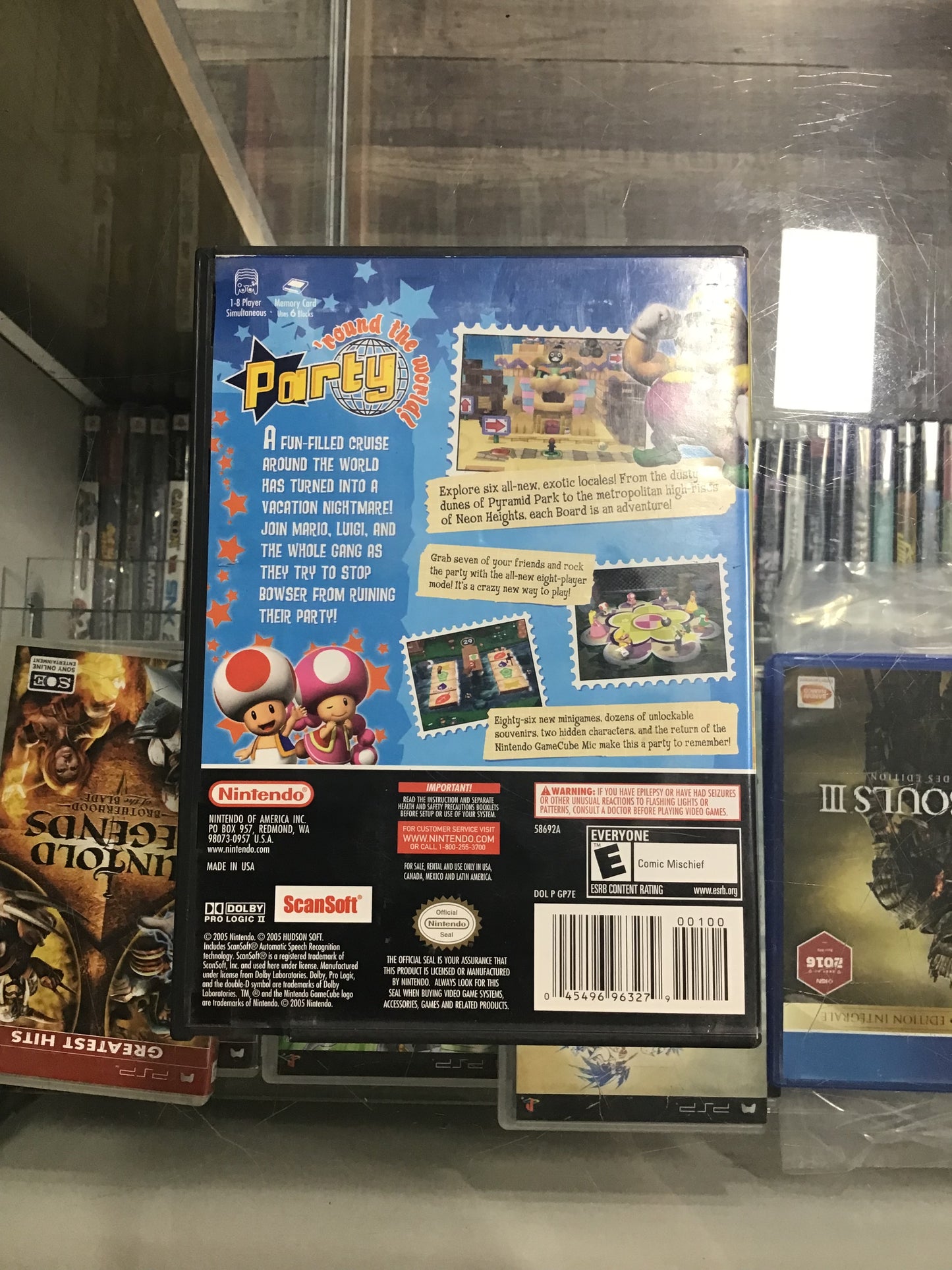 Mario Party 7 Nintendo GameCube Case and Manual ONLY
