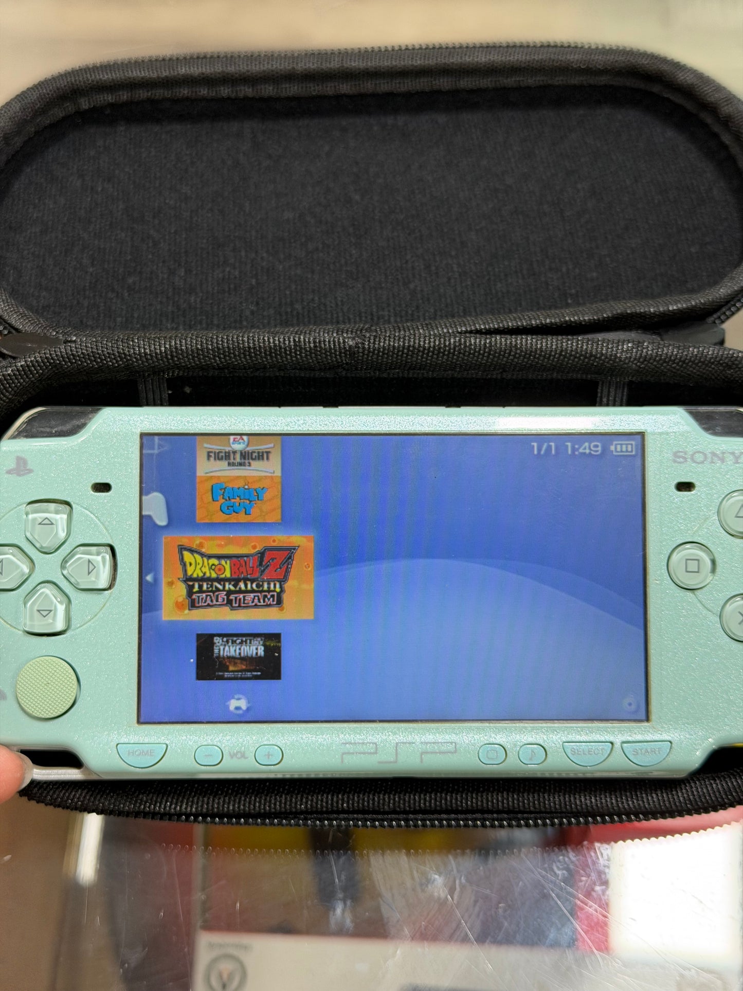 Light Green PSP 2000 with Charger 125