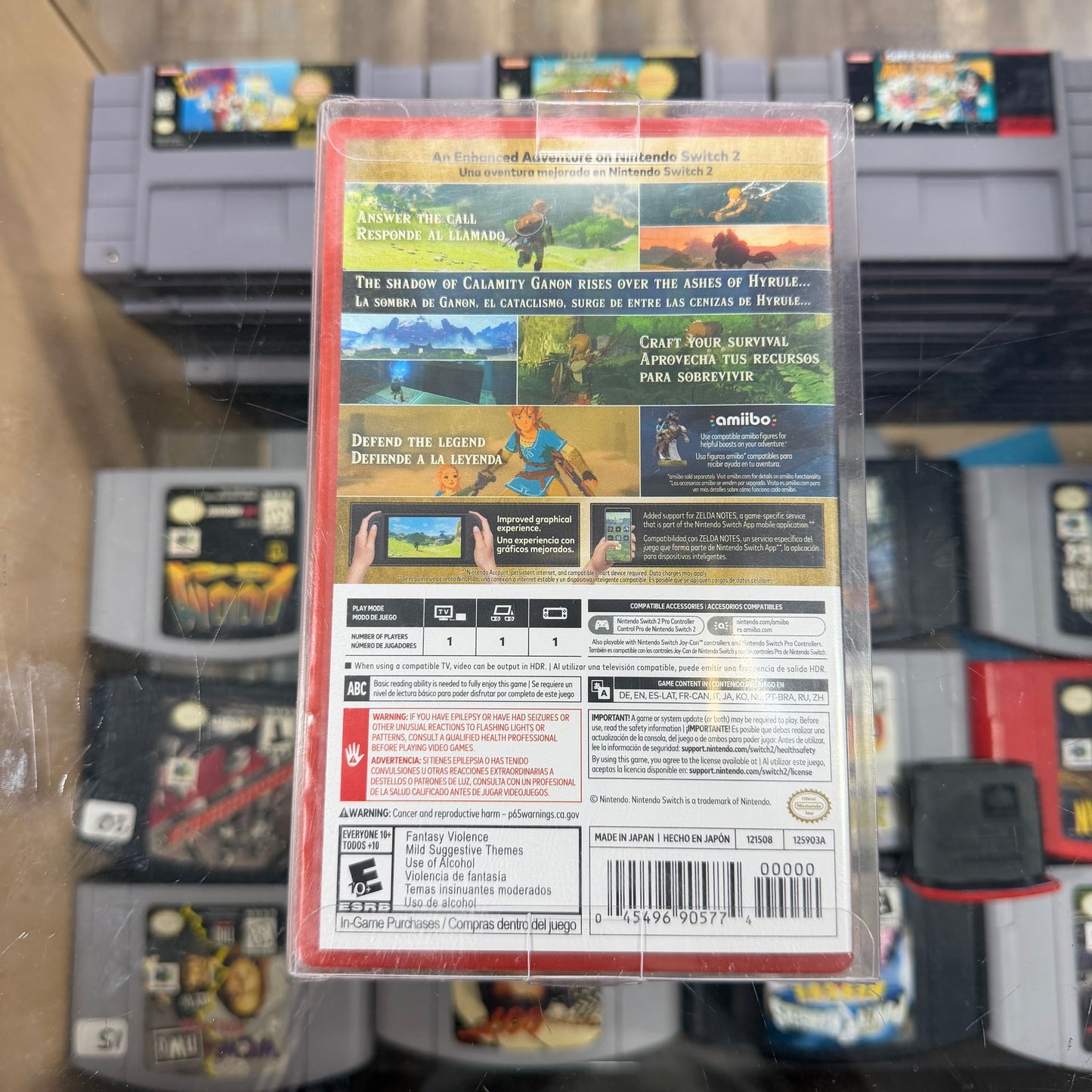 Zelda: Breath Of The Wild Nintendo Switch 2 Sealed