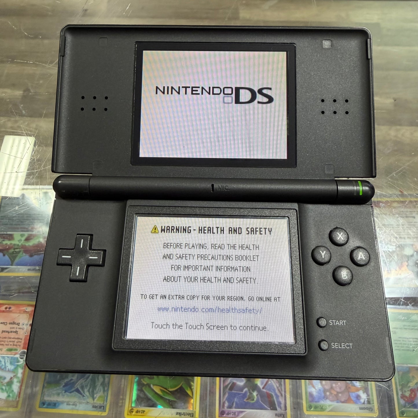 Black Nintendo DS Lite Handheld System with Charger