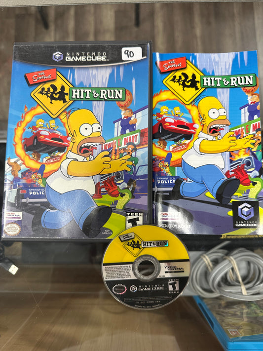 The Simpsons Hit and Run Nintendo GameCube CIB