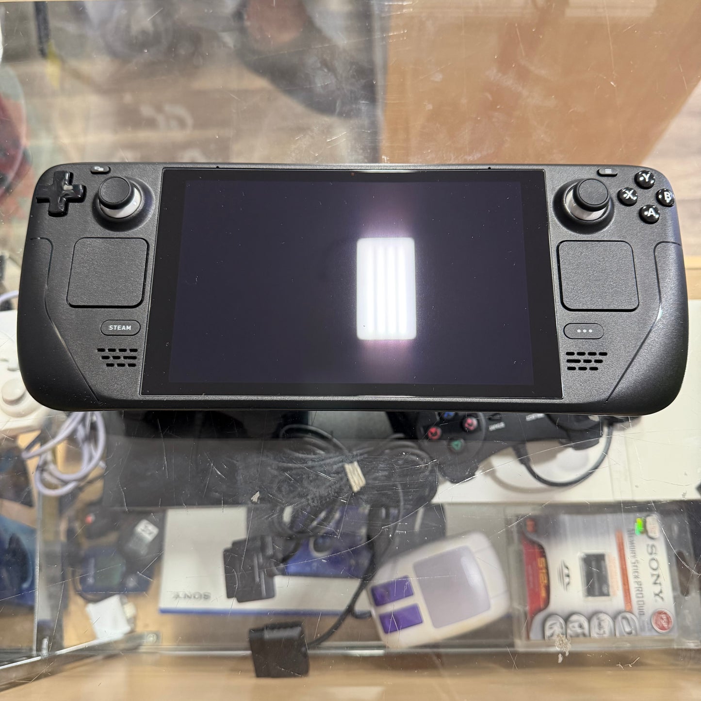 Steam Deck LCD Model 265 GB Handheld System ( dock and charger included )
