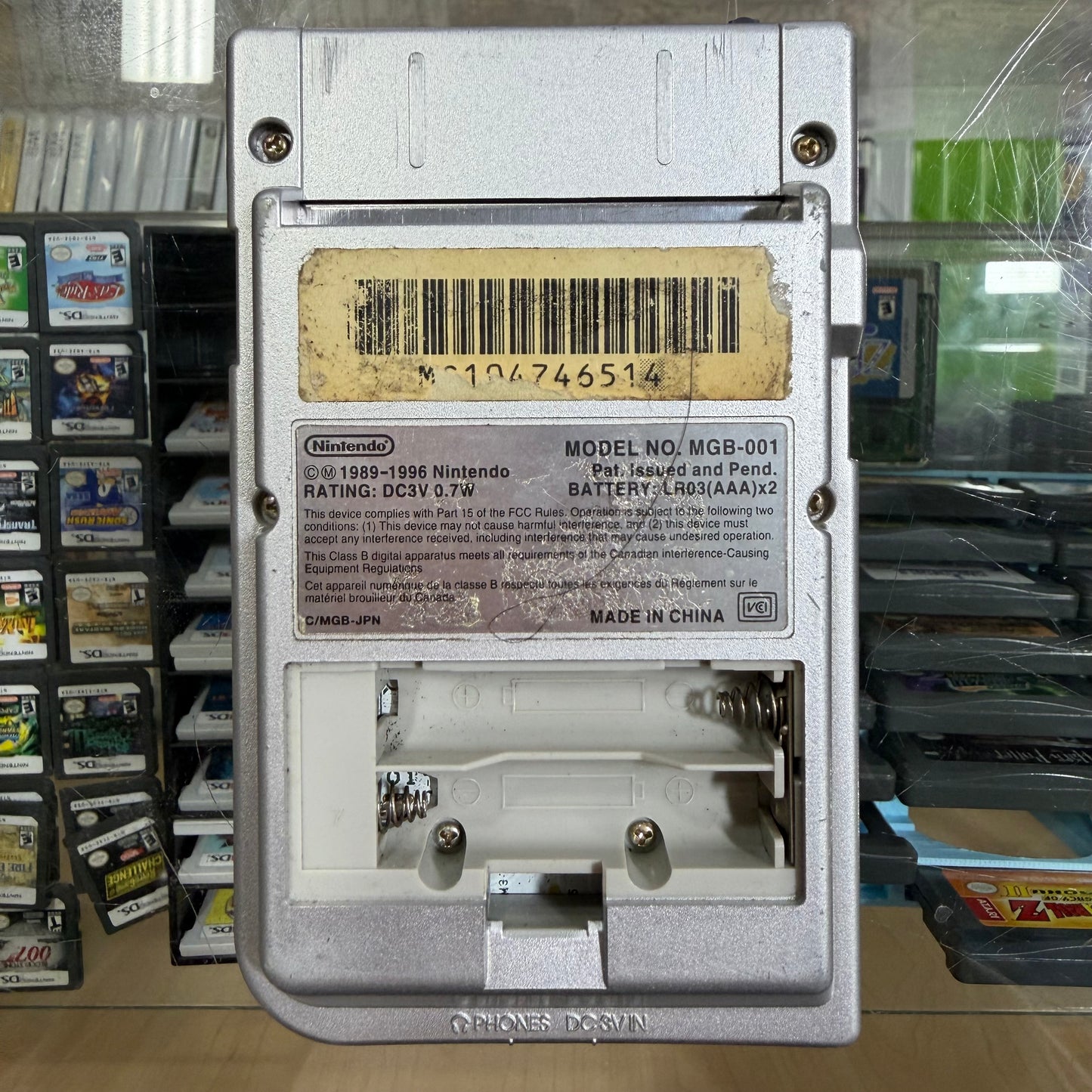 Silver Game Boy Pocket GameBoy