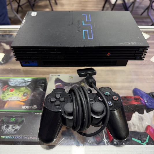 Playstation 2 System with 1 Controller and Wires + Memory Card
