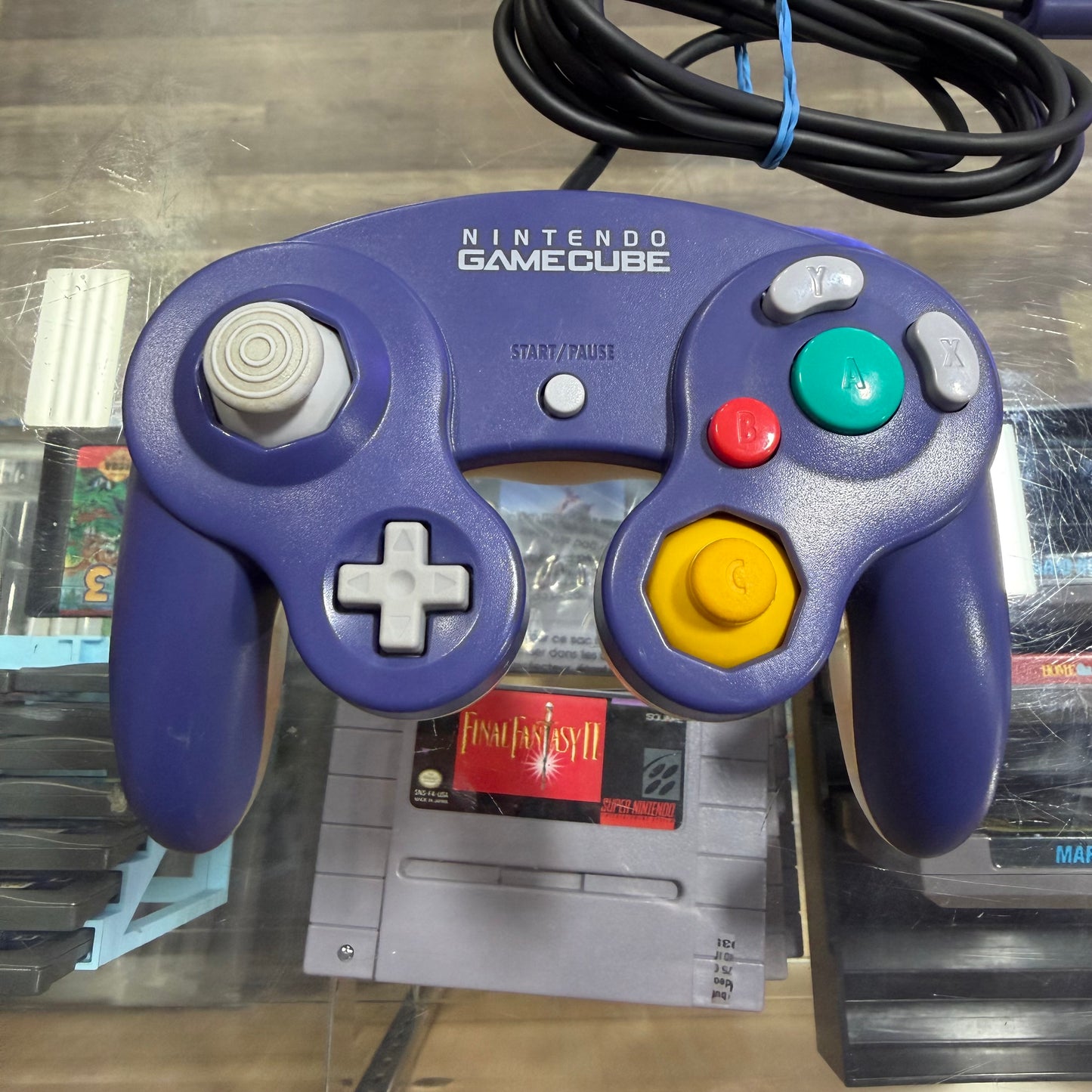 Indigo & Clear Controller Gamecube