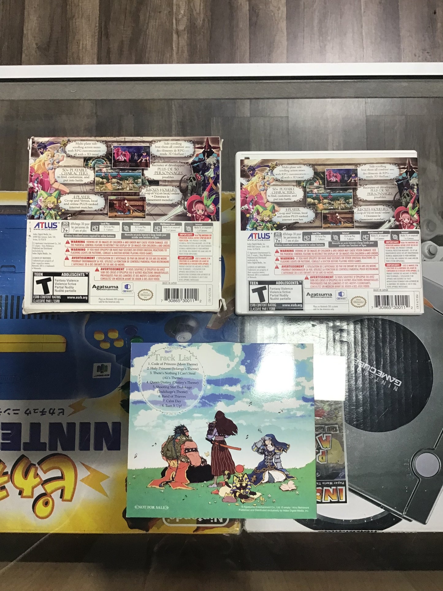 Code of Princess Nintendo 3DS Case and Manual ONLY
