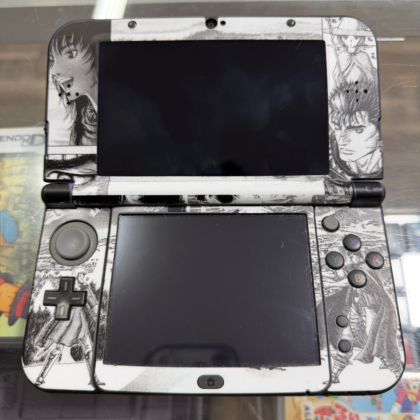 Black New Nintendo 3DS XL Handheld System With Charger (Preinstalled Games) 587