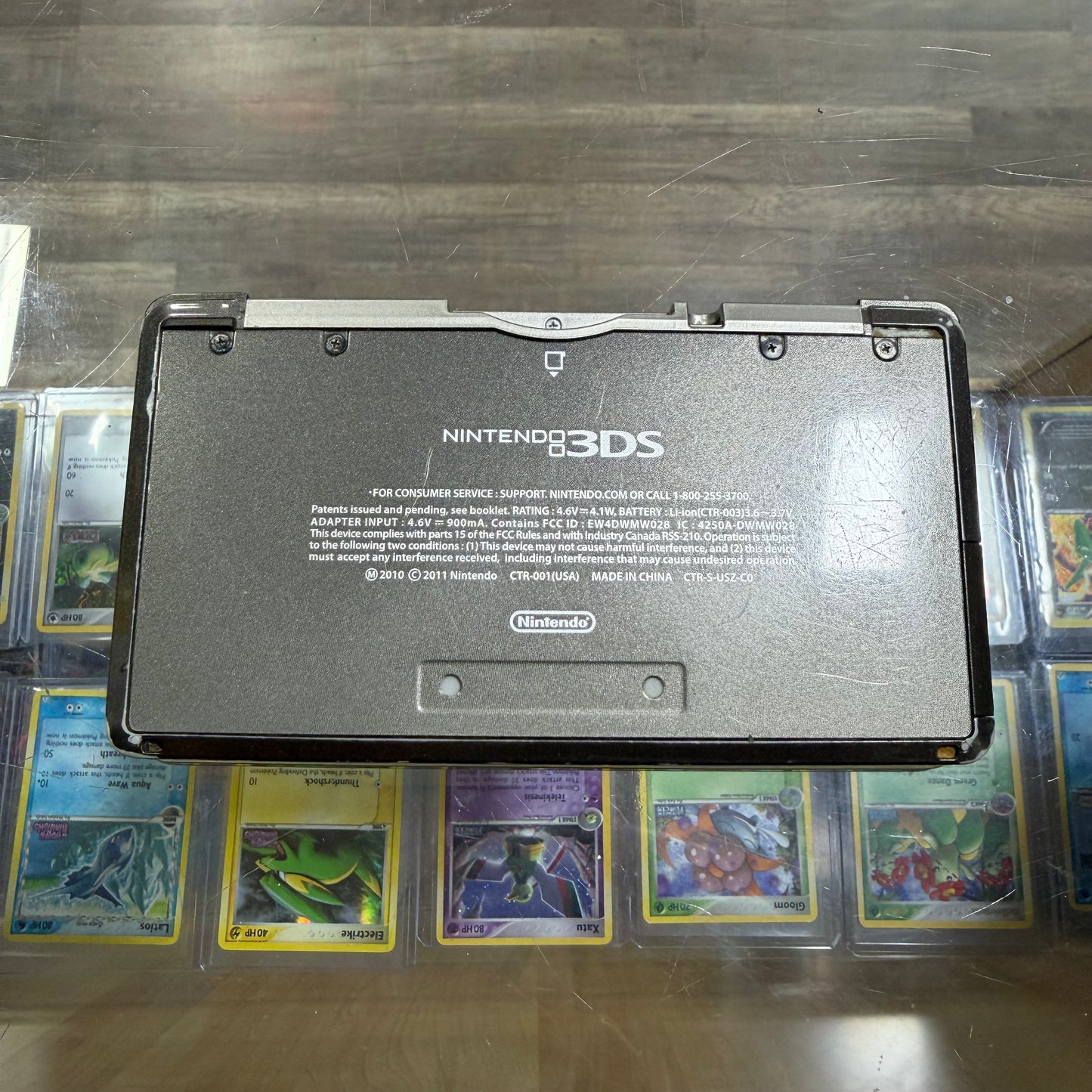 Nintendo 3DS Cosmo Black Nintendo 3DS system handheld (Charger included)
