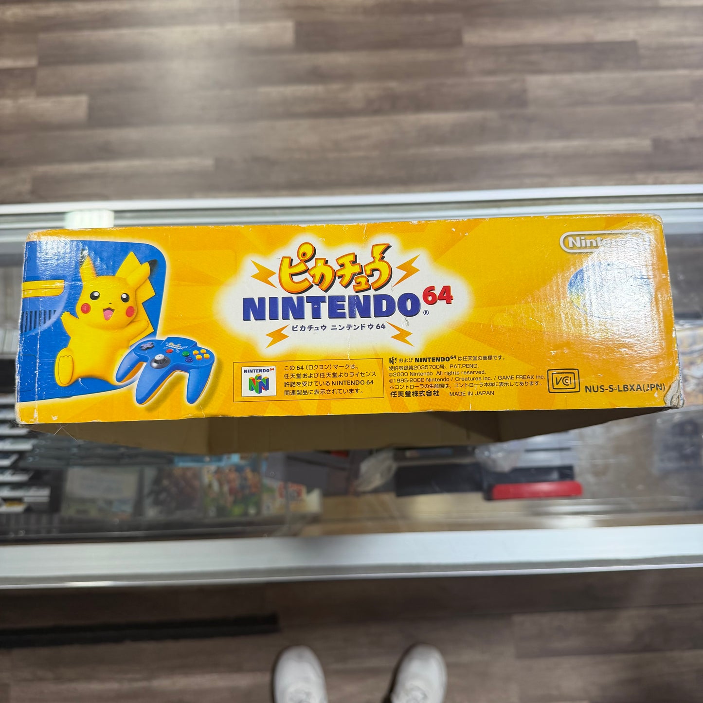 Pikachu Blue Console JP Nintendo 64 (Region Free) (cables controller included)