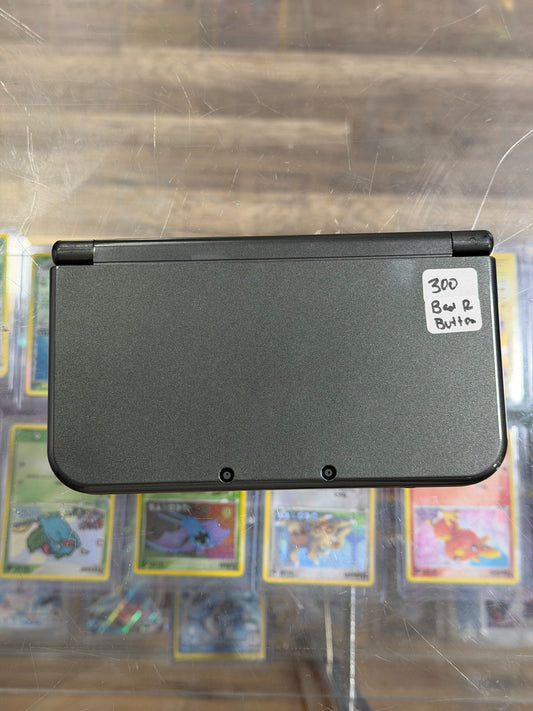 Black “New” Nintendo 3DS XL with Charger (300) - R Needs to be Pressed Hard