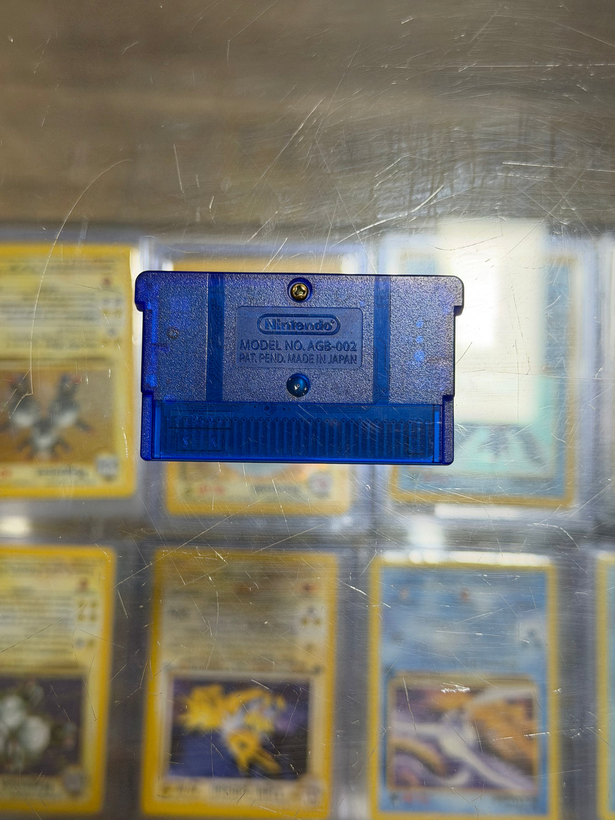 Pokémon Sapphire Gameboy Advance Excellent Label Dry Battery