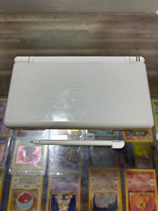 Nintendo DS Lite Handheld System (White) w/ Charger & Stylus (Fair Condition)