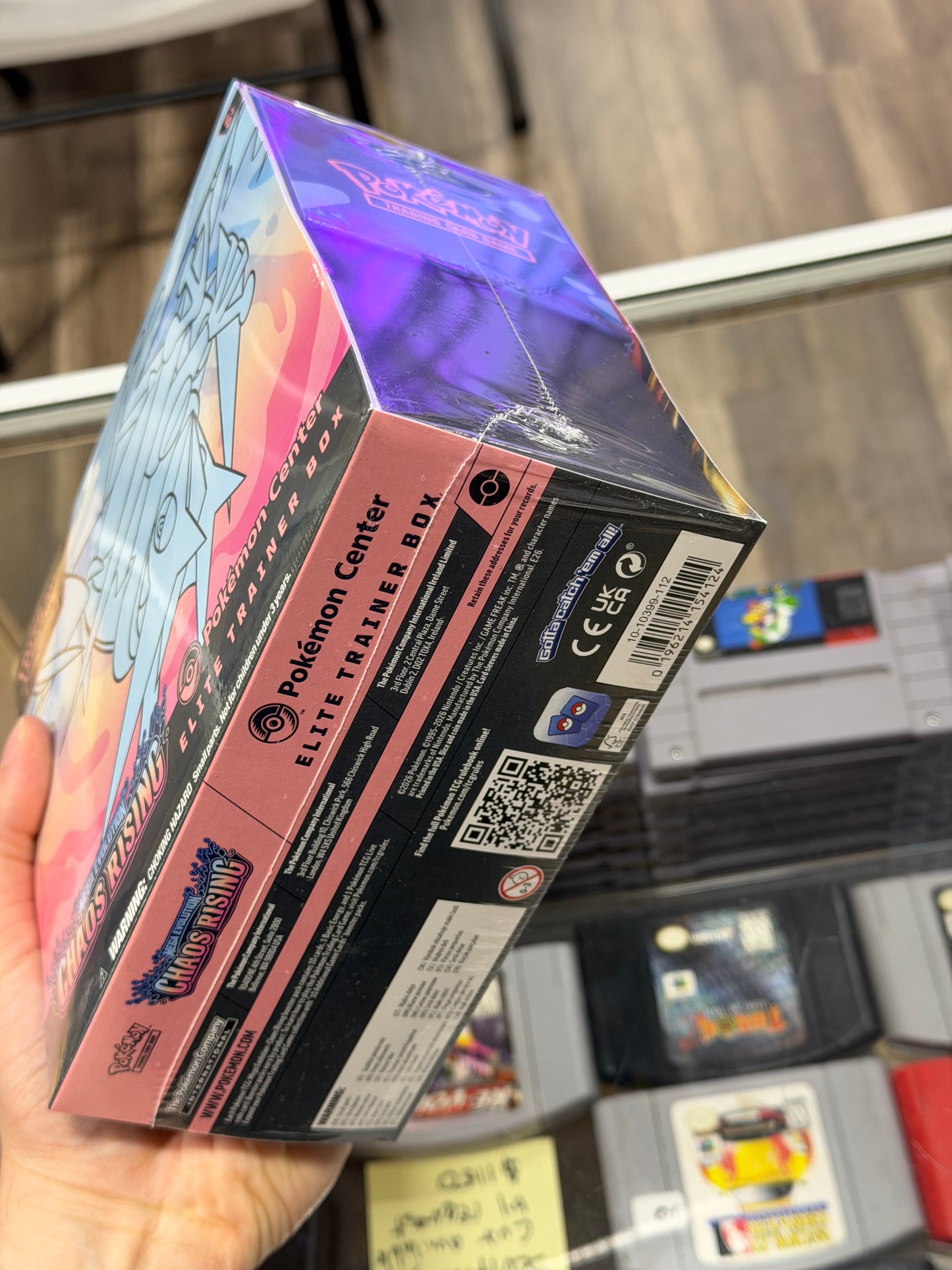 Chaos Rising Pokemon Center Elite Trainer Box - Pokemon Cards