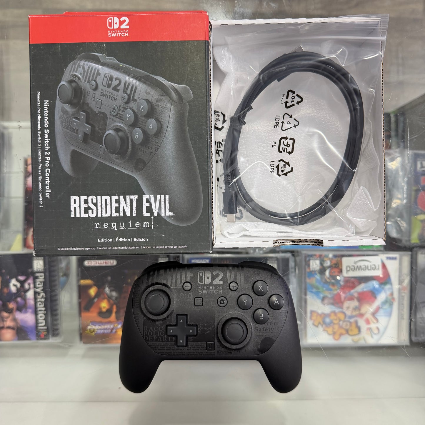 Resident Evil Requiem Pro Controller Nintendo Switch 2