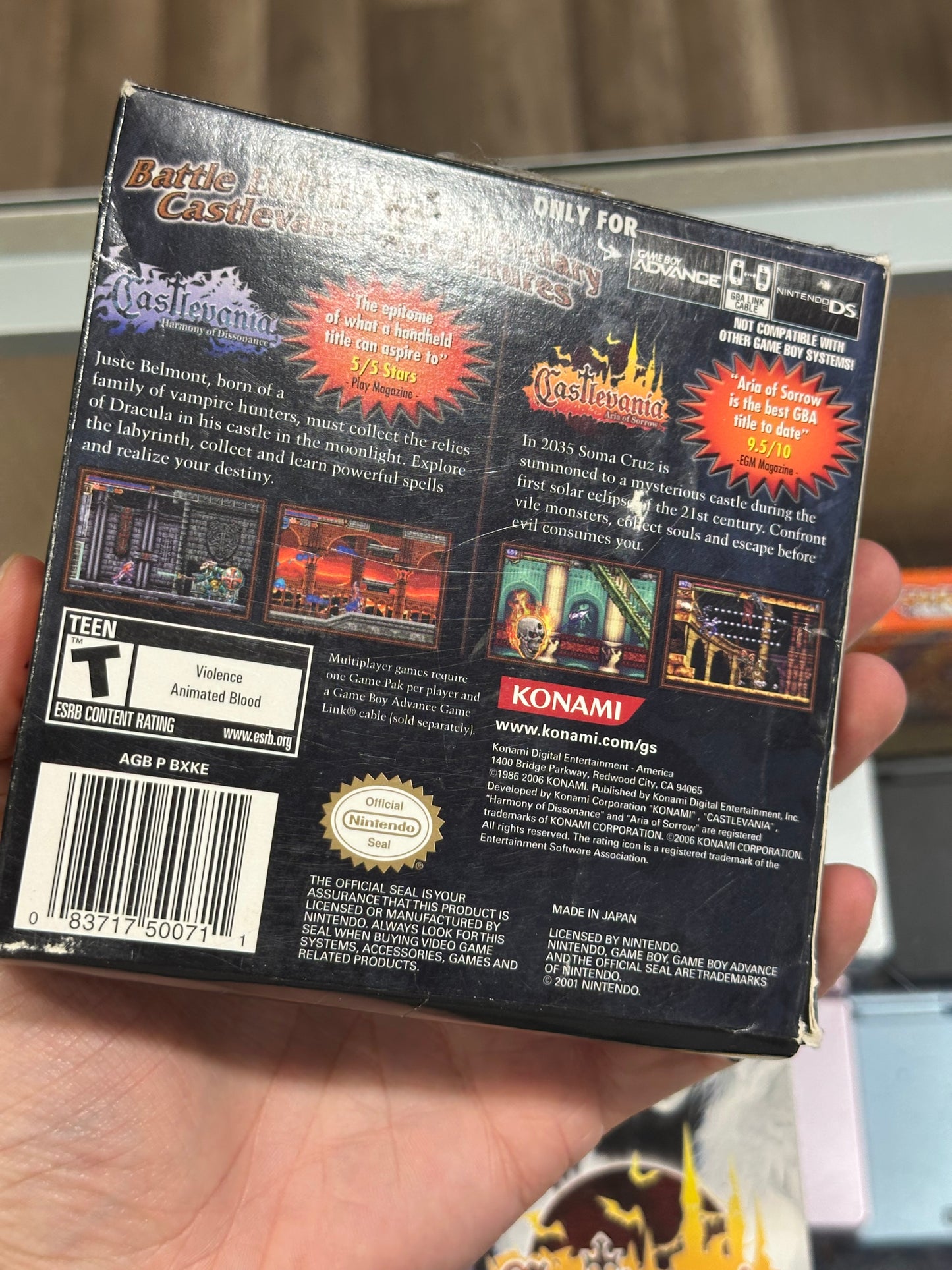 Castlevania Double Pack GameBoy Advance CIB
