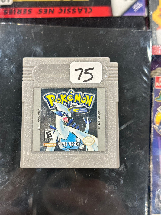 Pokémon Silver Gameboy Color Authentic Saves
