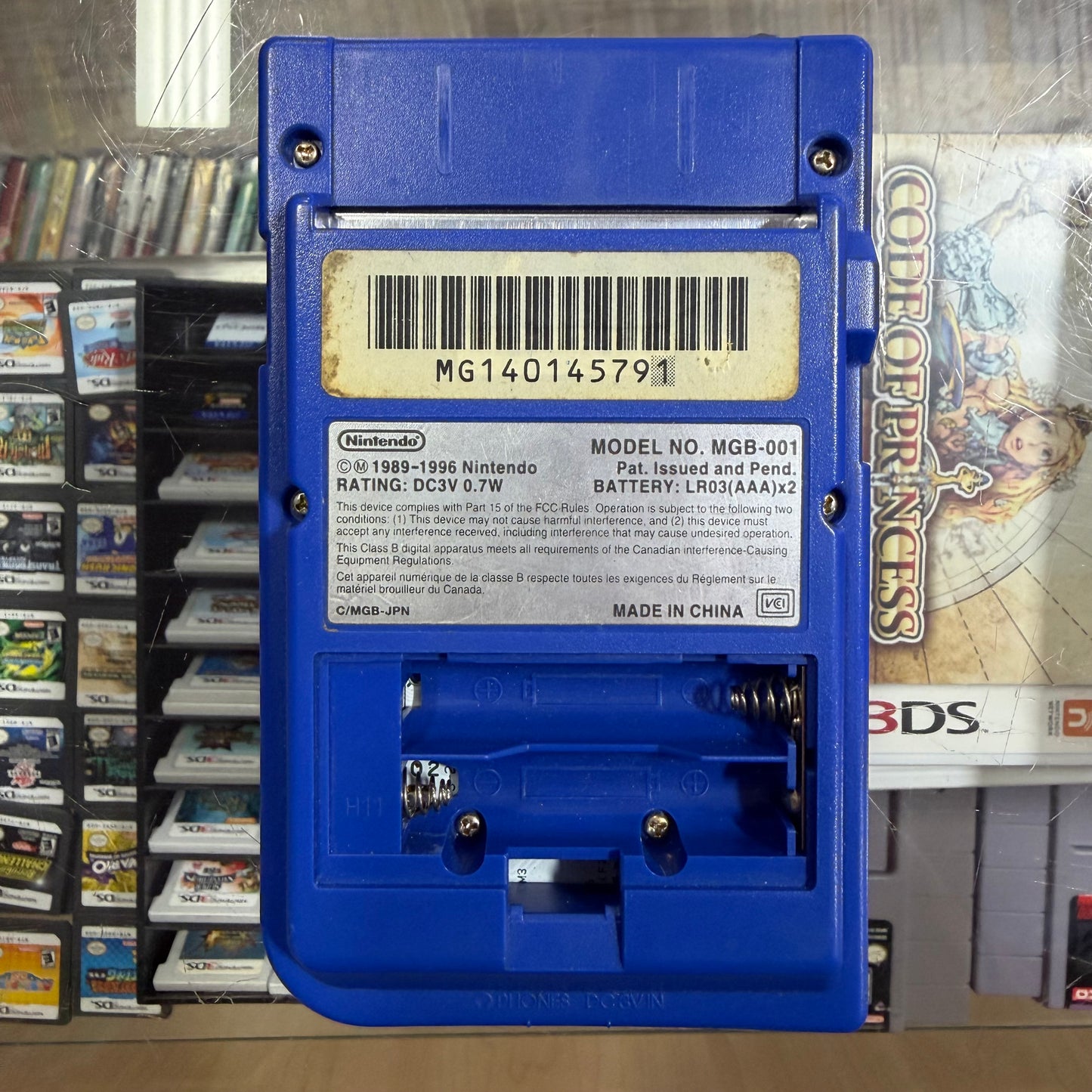 Blue GameBoy Pocket Handheld System
