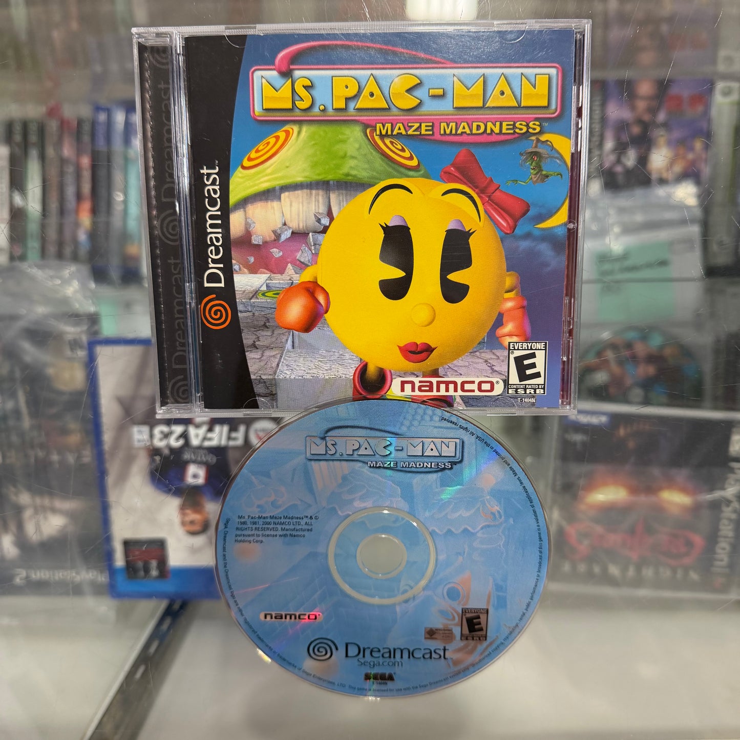 Ms. Pac-Man Maze Madness Sega Dreamcast