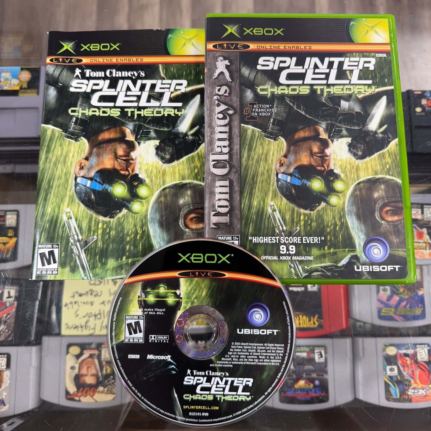 Splinter Cell Chaos Theory Xbox CIB