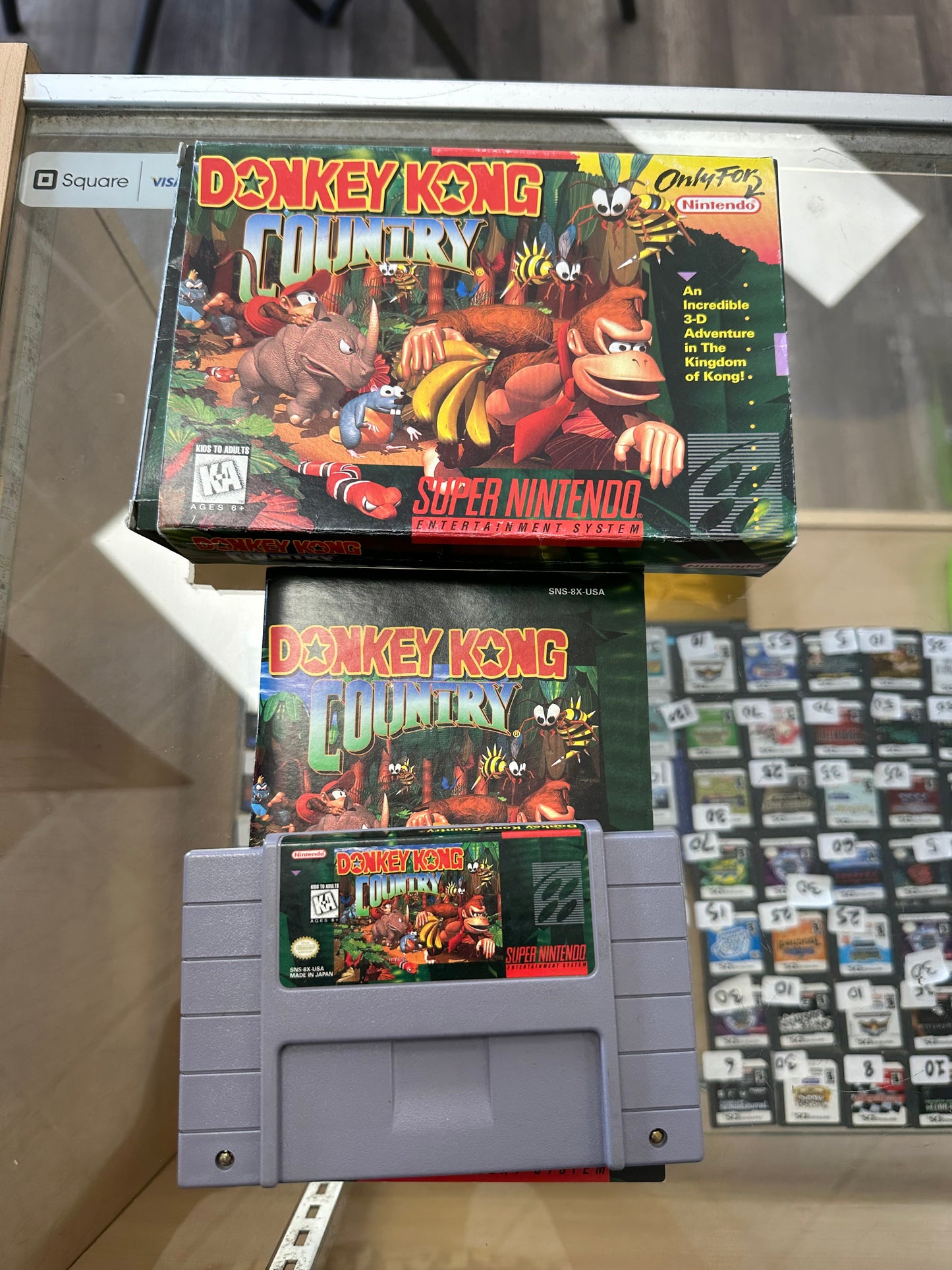 Donkey Kong Country Super Nintendo CIB