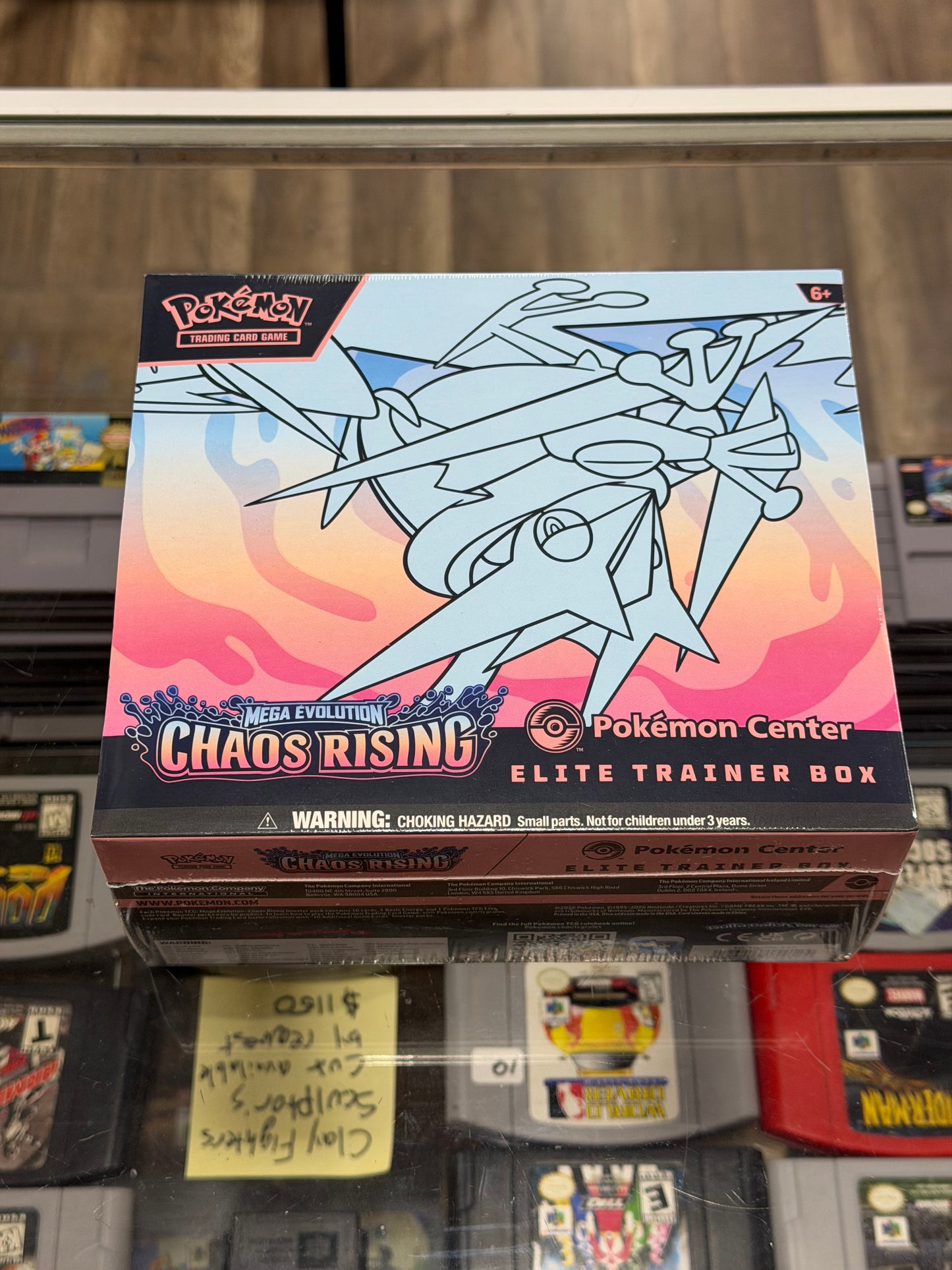 Chaos Rising Pokemon Center Elite Trainer Box - Pokemon Cards
