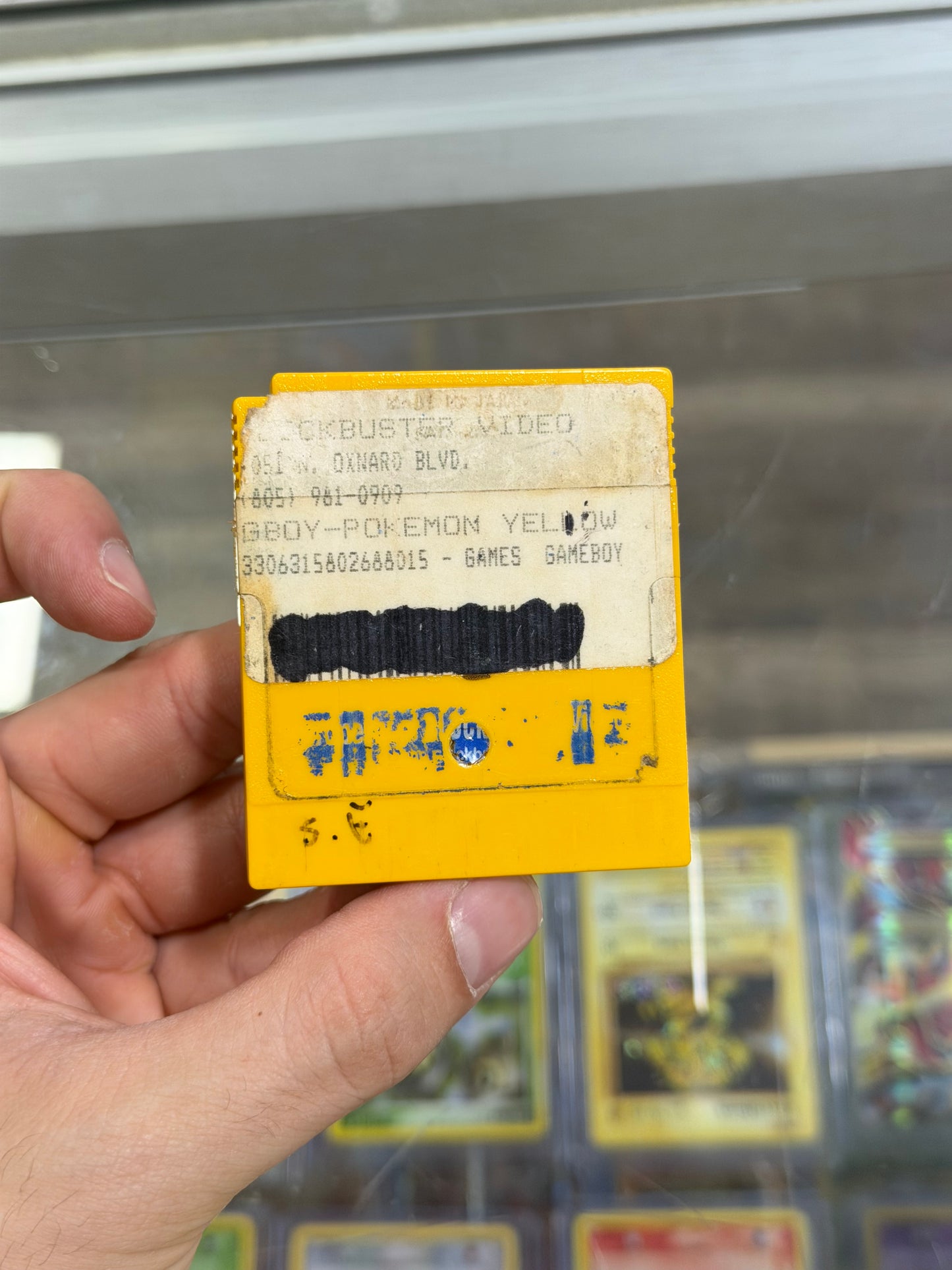 Pokémon Yellow Gameboy Color New Battery (Blockbuster)
