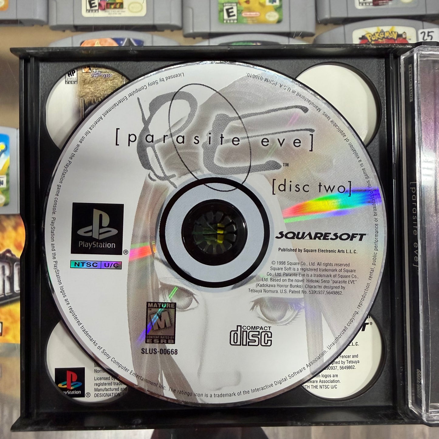 Parasite Eve Playstation 1 (CIB) (w reg card) (clean disc)