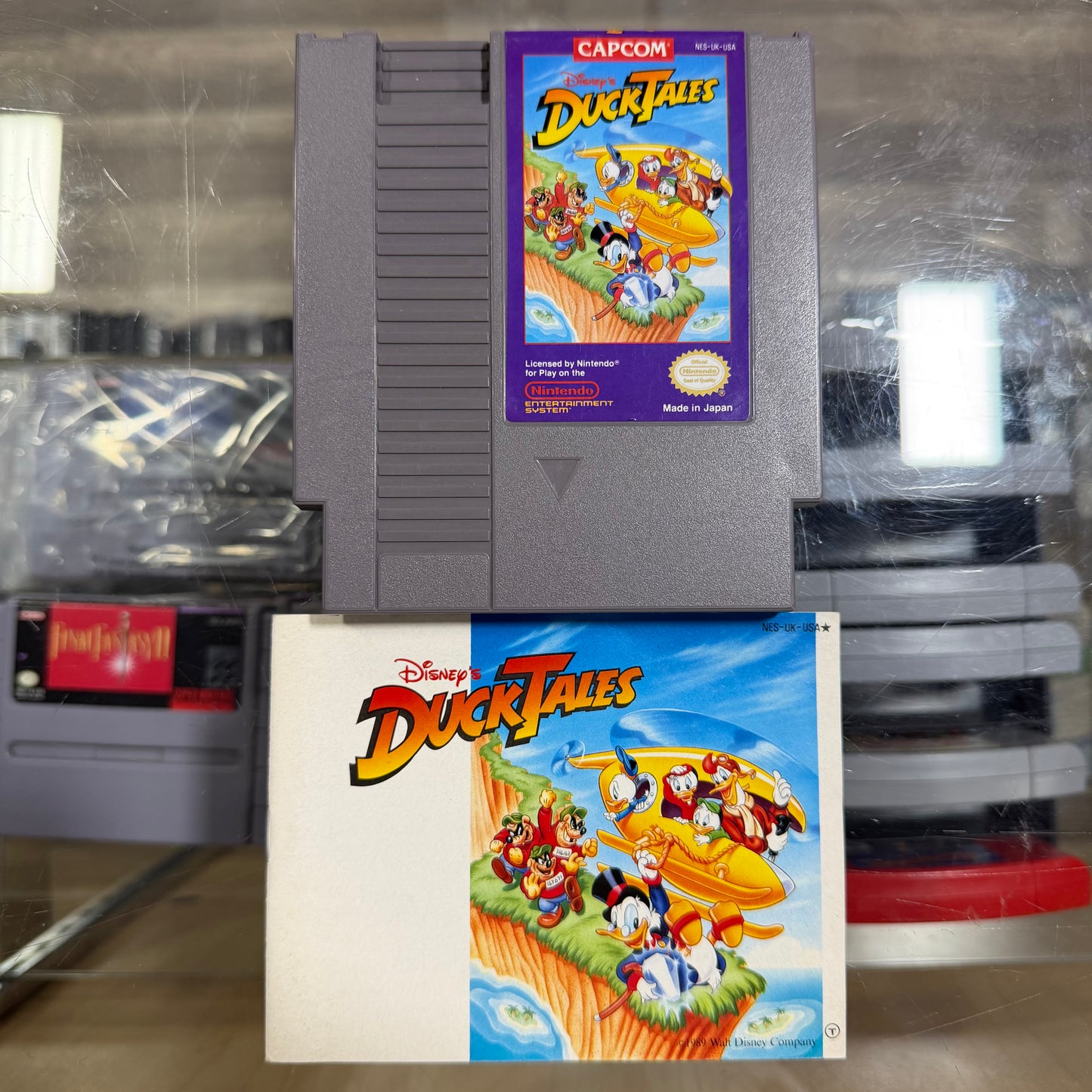 Duck Tales NES (cartridge and manual)