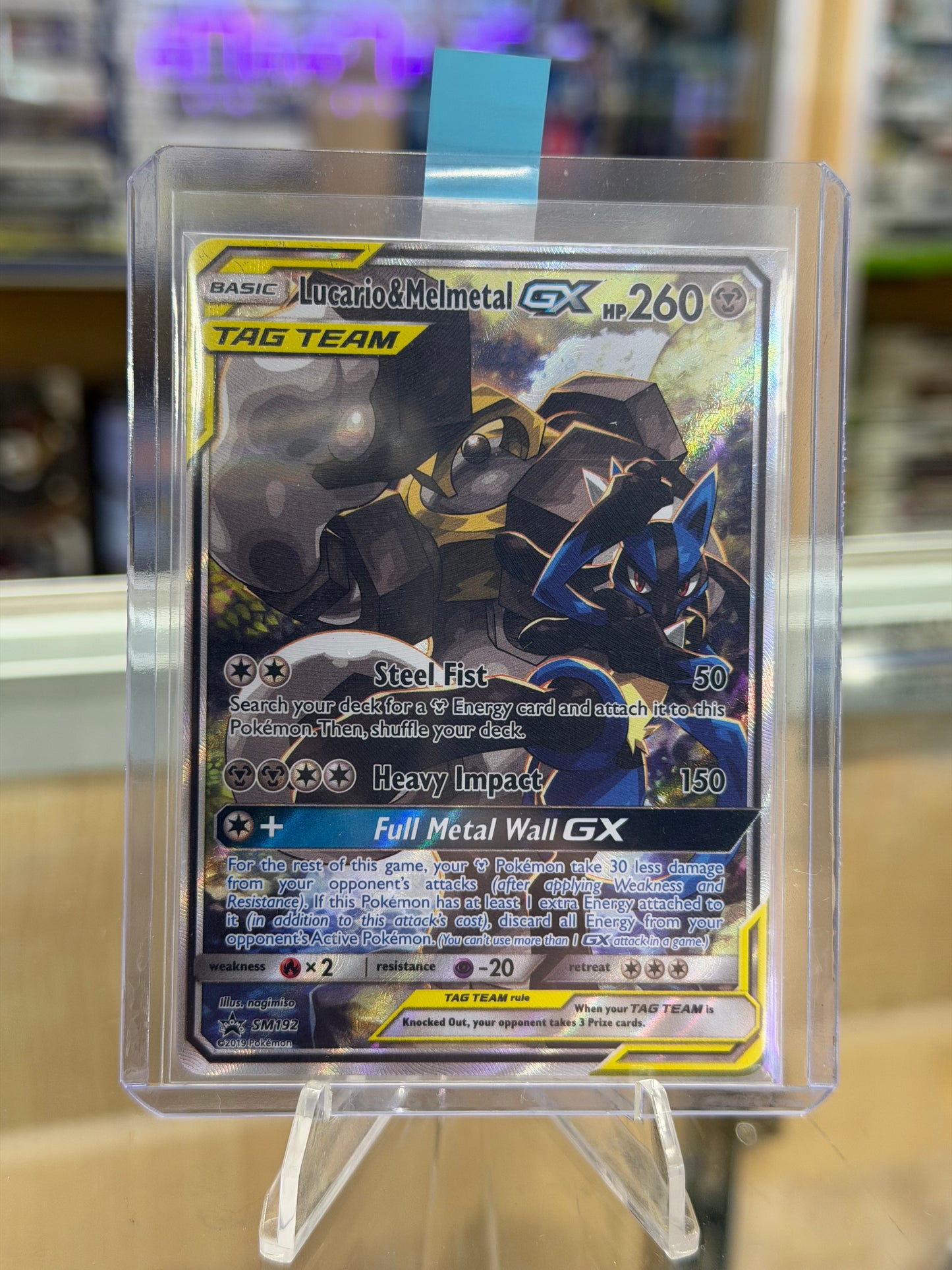 Lucario & Melmetal GX - SM192 - SM Promos NM