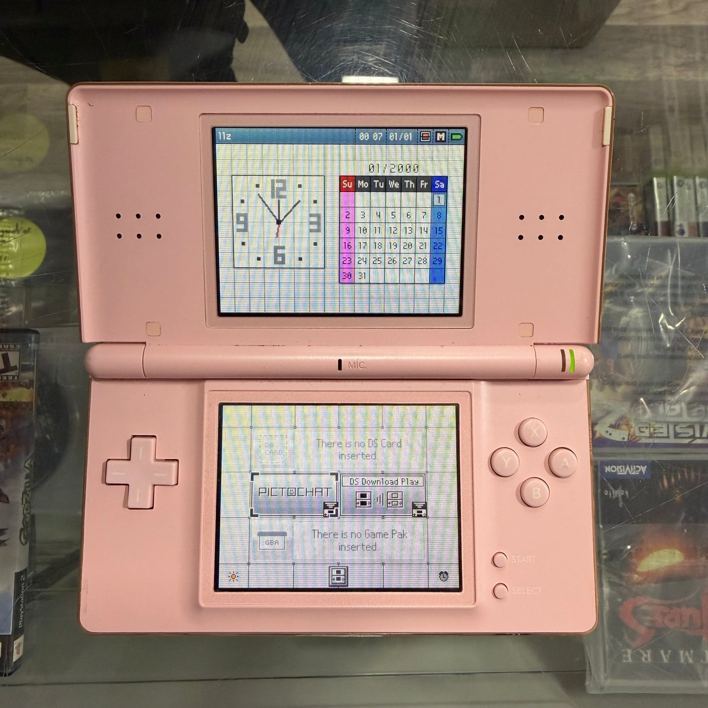 Coral Pink Nintendo DS Lite Nintendo DS (Charger included)