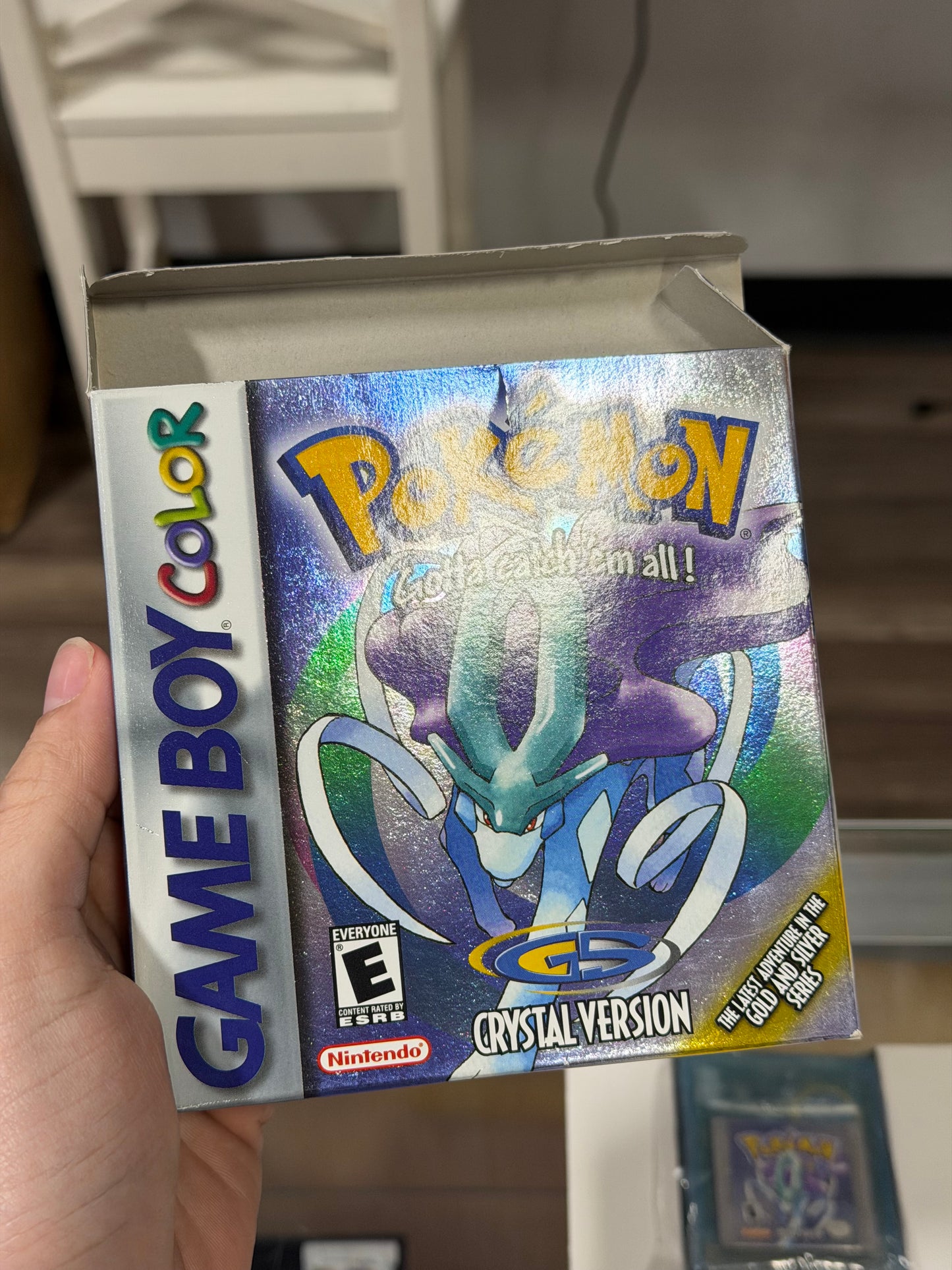 Pokémon Crystal Gameboy Color Authentic Complete in Box CIB - Near Mint Excellent
