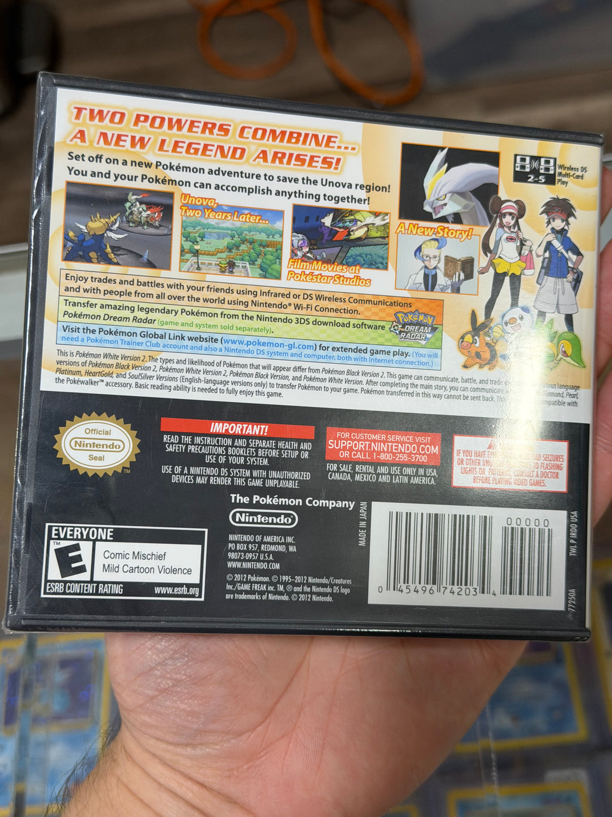Pokemon White Version 2 Nintendo DS Unopened
