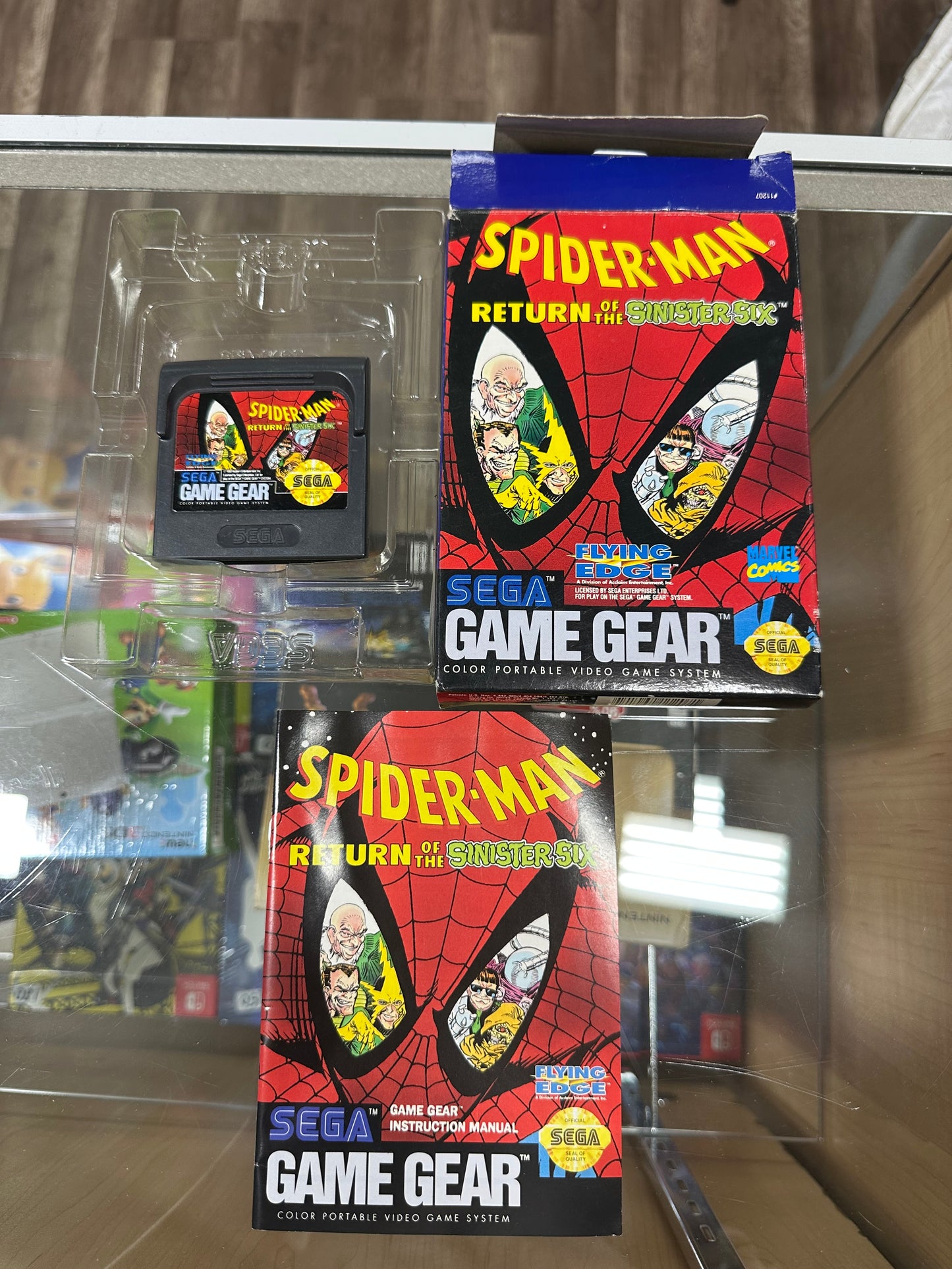 Spider-Man Return of the Sinister Six Sega Game Gear CIB