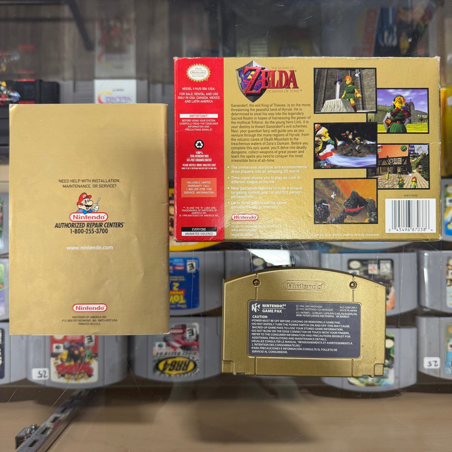 Zelda Ocarina Of Time Collectors Edition Nintendo 64 CIB